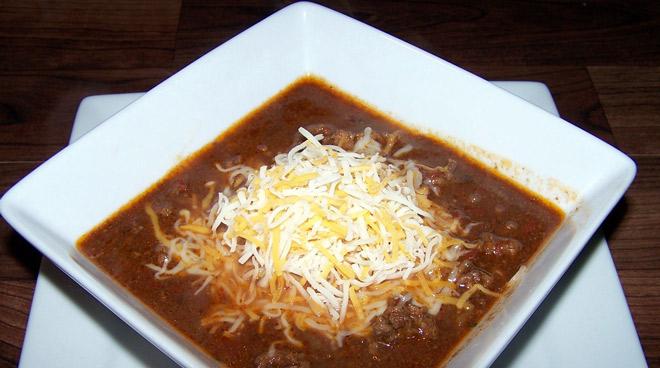 Mole chili plated.