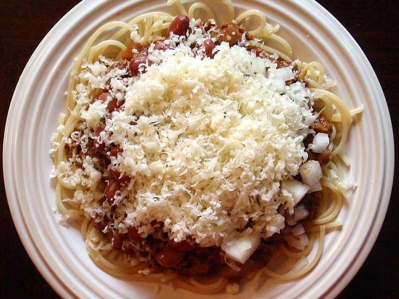 Cincinnati chili over pasta.