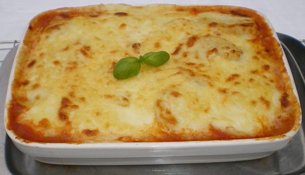 A Mediterranean bake fresh from the oven.