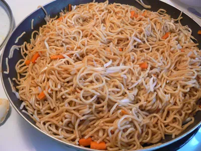 Vegetable chow mein.