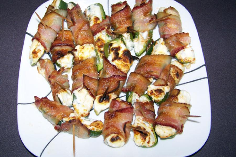 Jalapeno chili fried crackers.