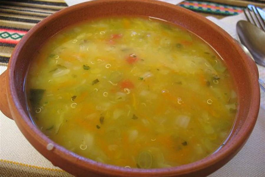 Quinoa soup.
