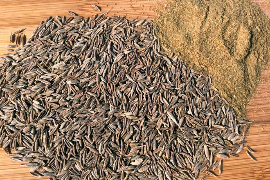 Cumin seed and ground cumin.