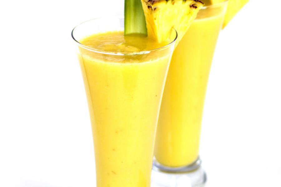 Pineapple banana shake.