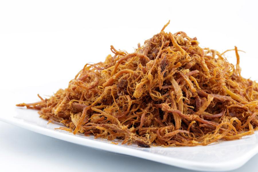 Crispy pork Chinese style.