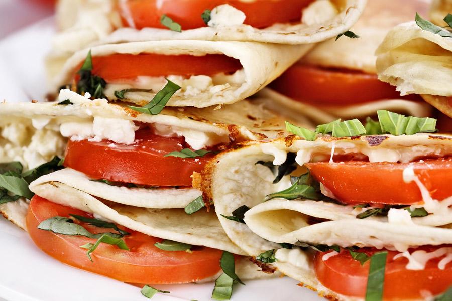 Quesadillas are popular in Arizona.