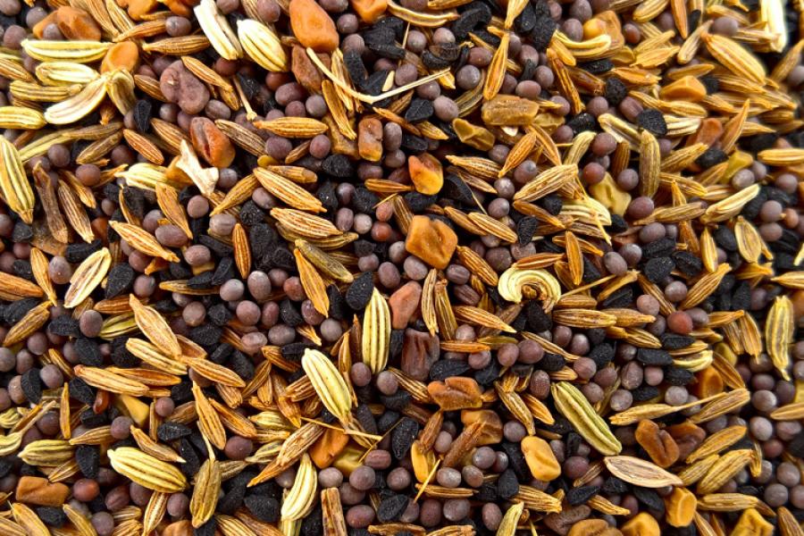 Panch poron spice mix.