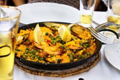 Spanish paella.