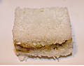 Turkish coconut ballorieh.